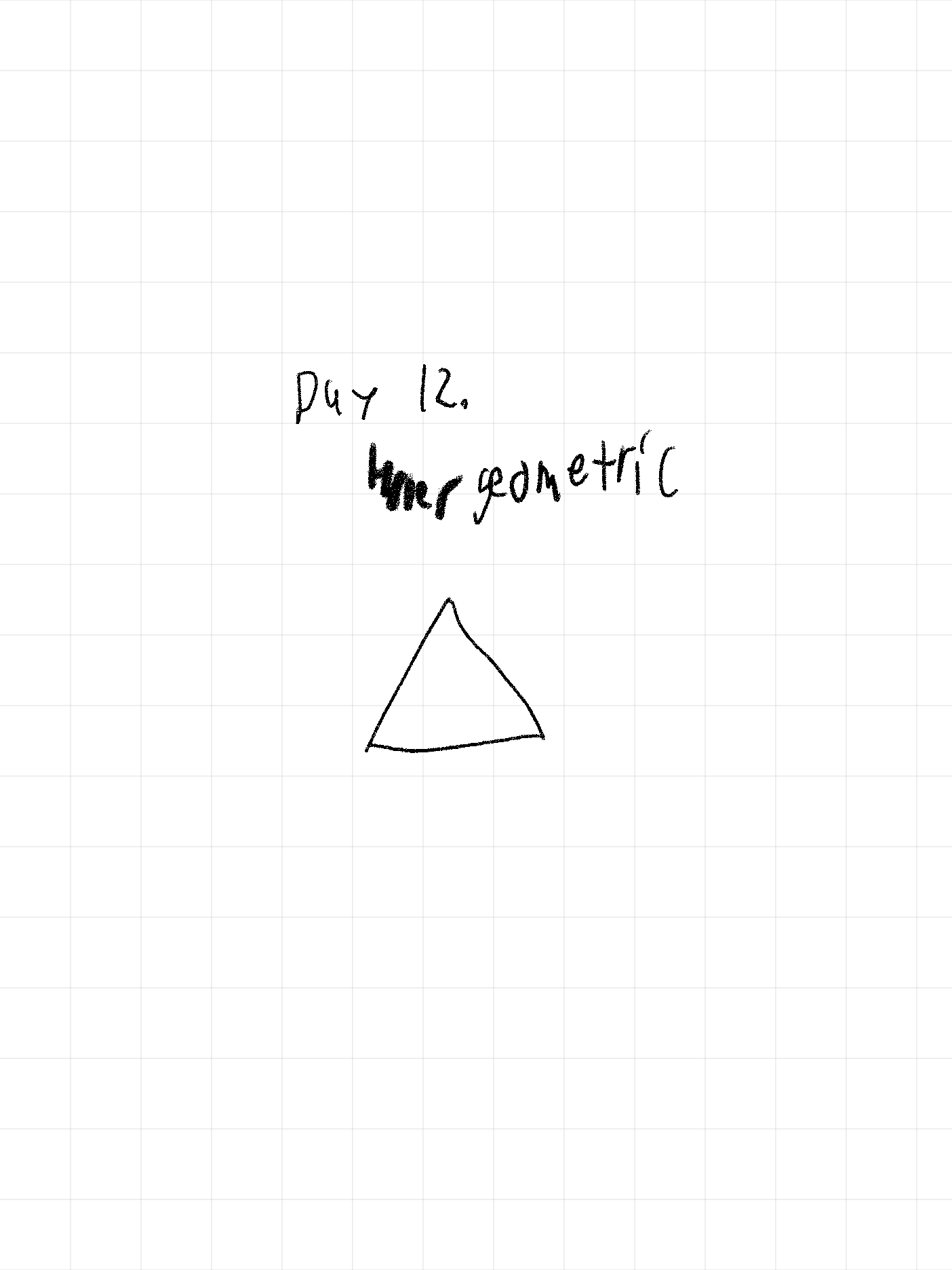 day 12. hypergeometric